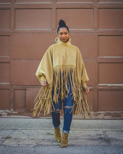 Bursavo - Warmer Rollkragen-Überzieher für Frauen