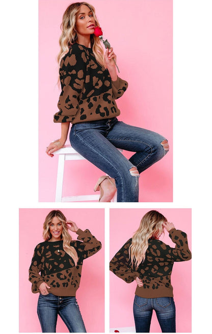 WOLF Rundhals-Pullover Gespleißt