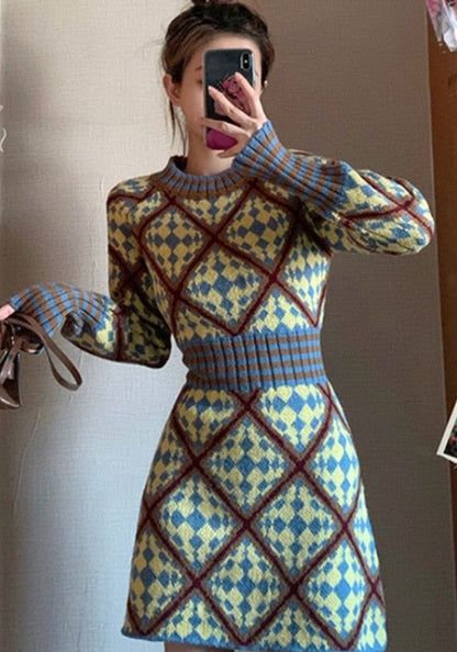 WOLF Sexy Kurz Gelb Pullover Lang Ärme