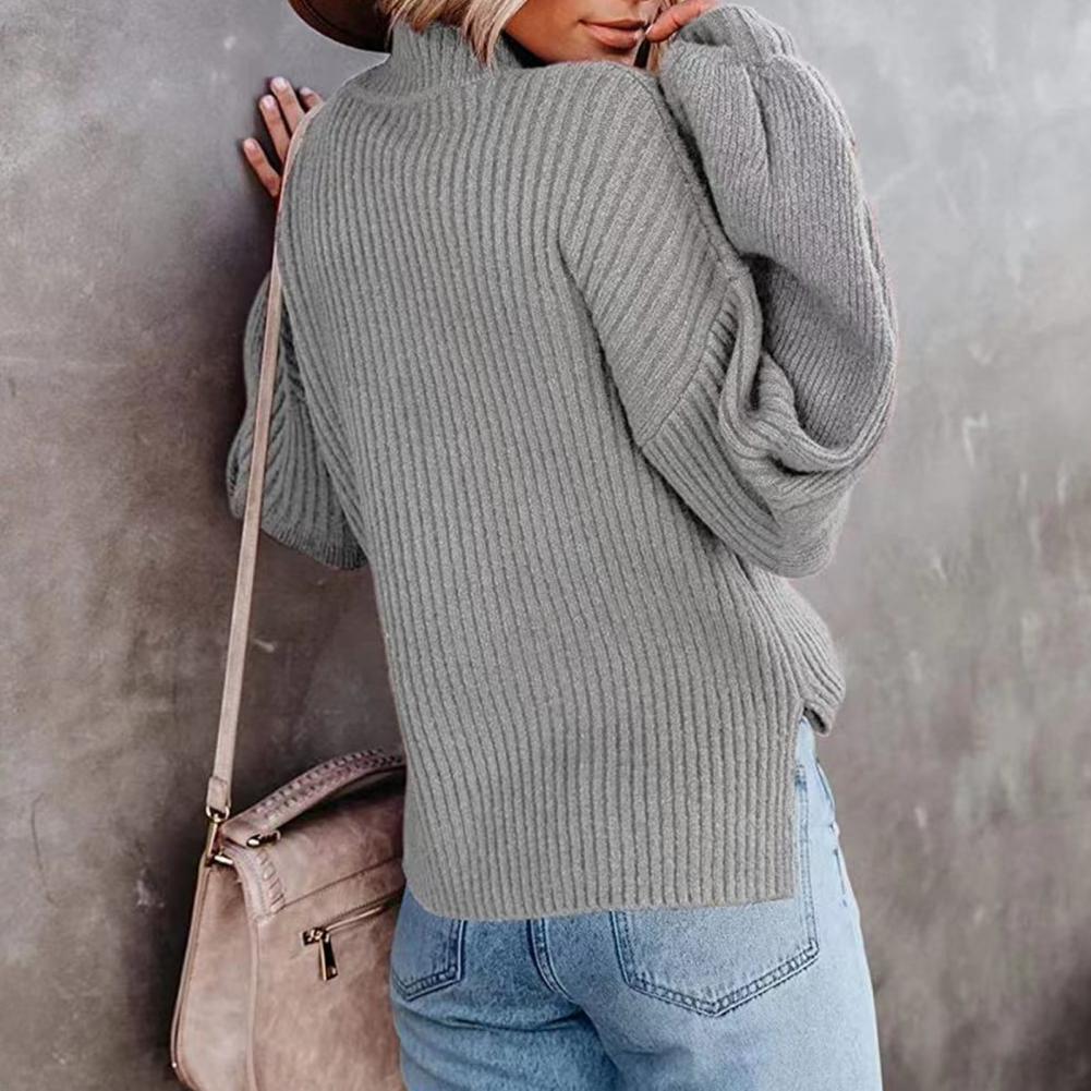 Carrin - Kältebeständiger Stretch-Pullover mit geripptem Design