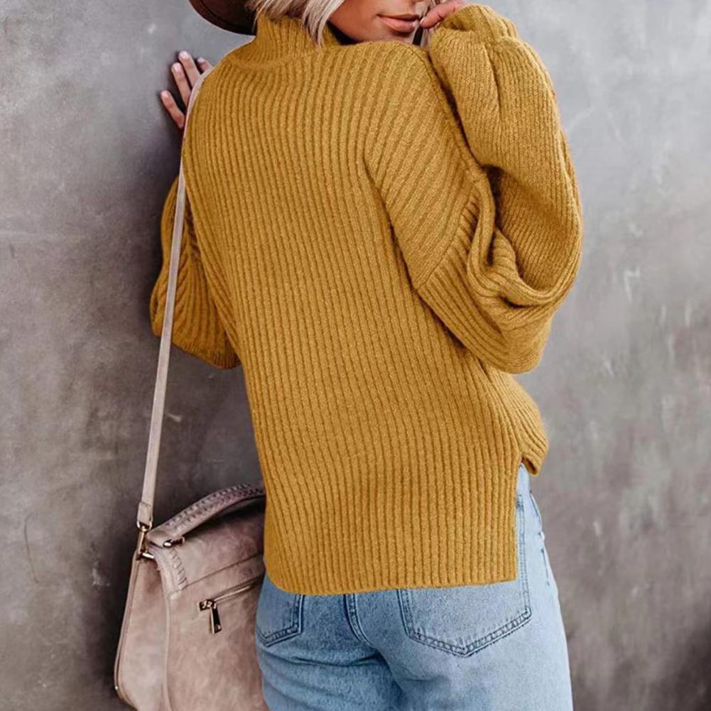 Carrin - Kältebeständiger Stretch-Pullover mit geripptem Design