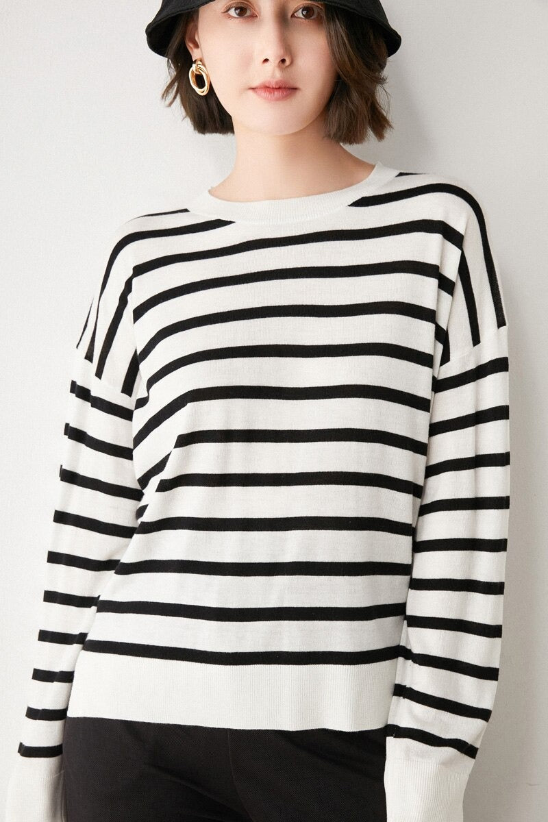 WOLF Tropfen Schultern Lose Pullover