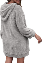 Lade das Bild in den Galerie-Viewer, Cereri - Langer Fleece-Pullover für Frauen
