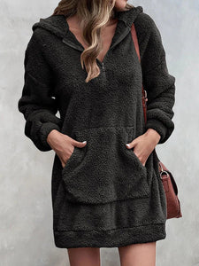 Cereri - Langer Fleece-Pullover für Frauen