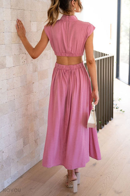 SunTide™ Ausgeschnittenes Sommerkleid