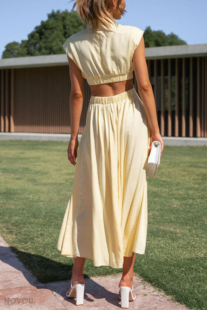 SunTide™ Ausgeschnittenes Sommerkleid