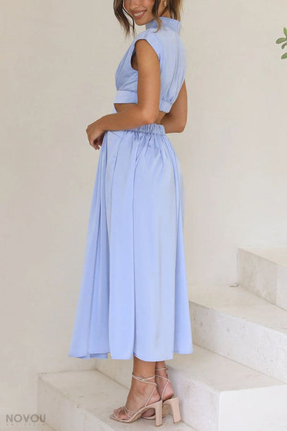 SunTide™ Ausgeschnittenes Sommerkleid