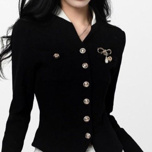 WOLF Gekürzte Strickjacken Mantel und Rock