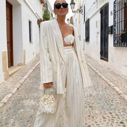 WOLF Übergröße Gestreifte Jacken