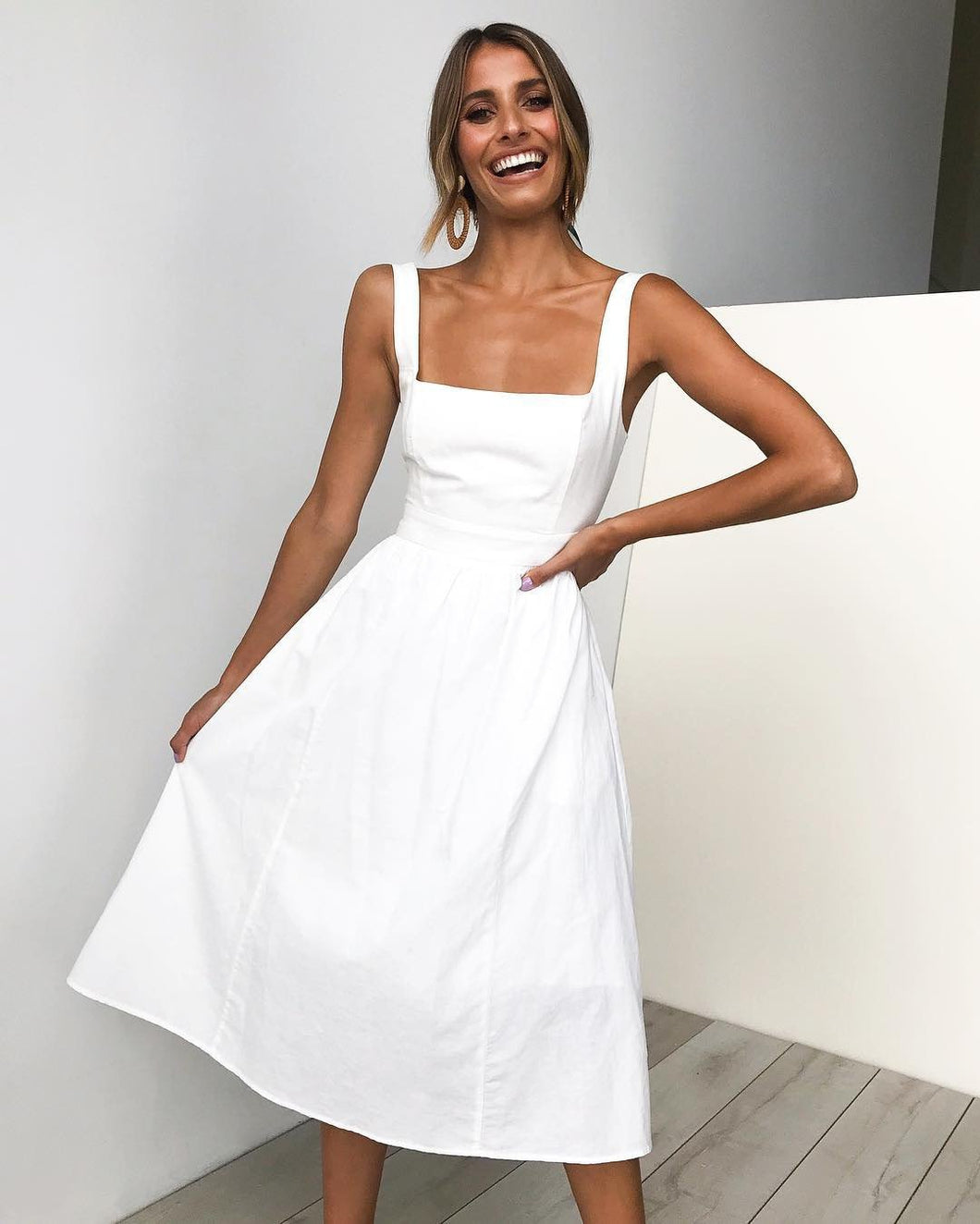 Julia™ - Einfarbiges Kleid