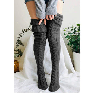 Damen Woll-Overknees | superweich und rutschfest