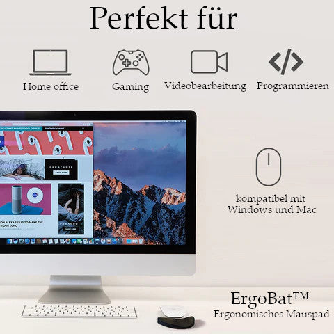 ErgoBat™ Ergonomisches Mauspad