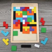Lade das Bild in den Galerie-Viewer, Tetris Puzzle Spiel aus Holz
