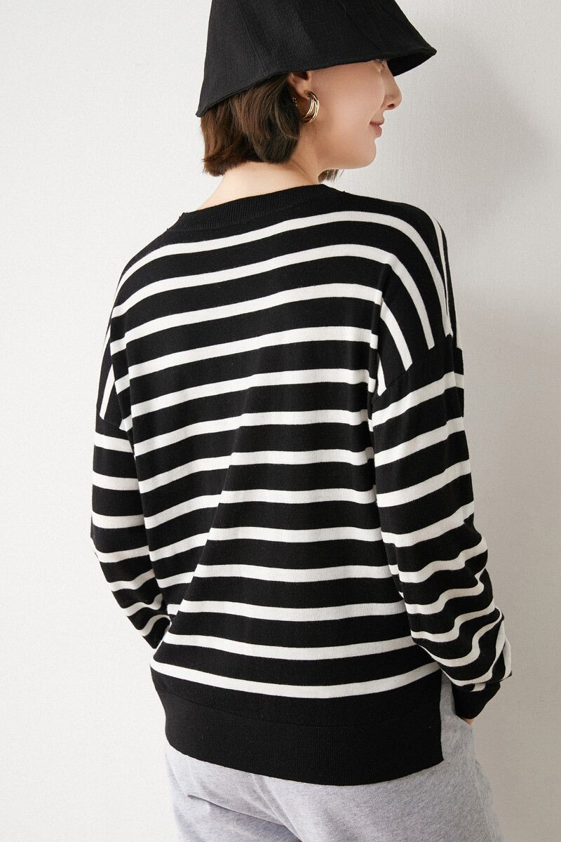 WOLF Tropfen Schultern Lose Pullover