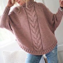 Lade das Bild in den Galerie-Viewer, Flozio - Strickpullover für Frauen mit Rollkragen
