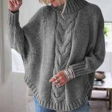 Lade das Bild in den Galerie-Viewer, Flozio - Strickpullover für Frauen mit Rollkragen
