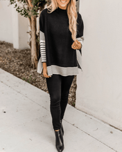 Lade das Bild in den Galerie-Viewer, Diaz™ | Gestrickter gestreifter Poncho
