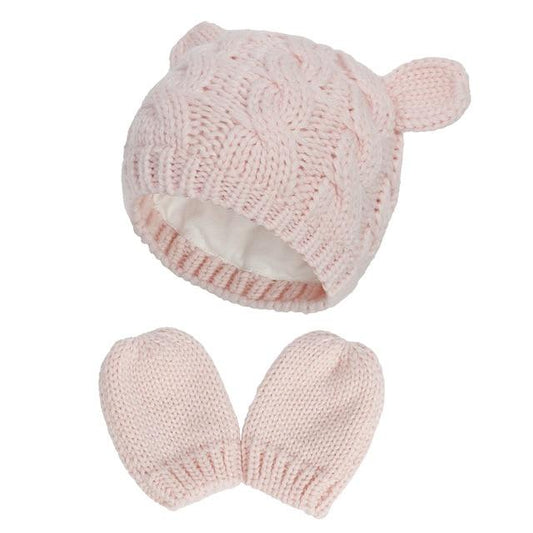 Baby-Winterset (Mütze und Handschuhe)