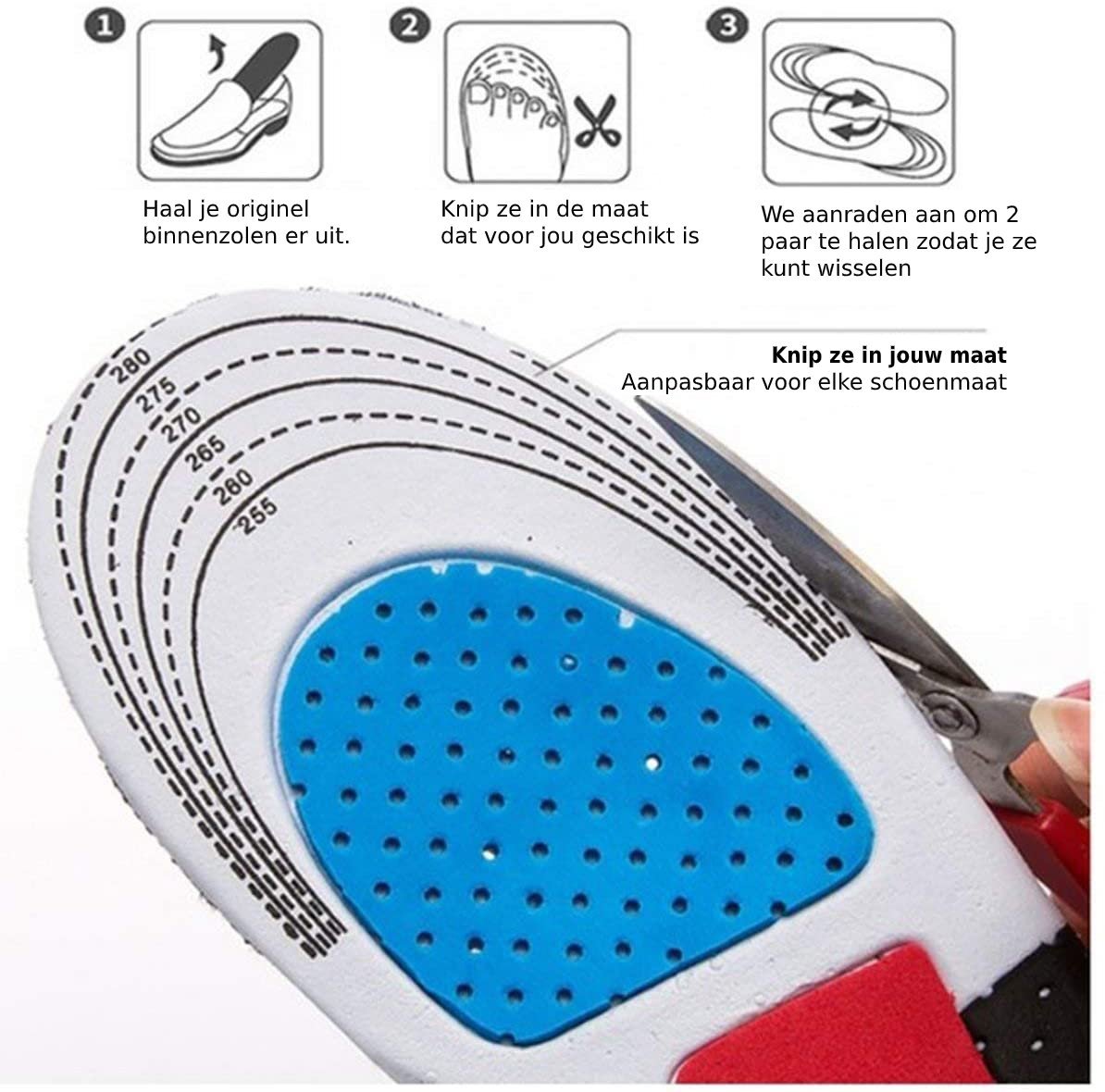 Orthopädische Komfort-Einlagen / Gel-Pad-Einlagesohlen - Lösung für Fuß-, Knie-, Hüft- & Rückenschmerzen  3