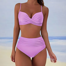 Lade das Bild in den Galerie-Viewer, Aveline - Stylischer Bikini mit hoher Taille
