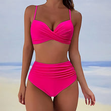 Lade das Bild in den Galerie-Viewer, Aveline - Stylischer Bikini mit hoher Taille
