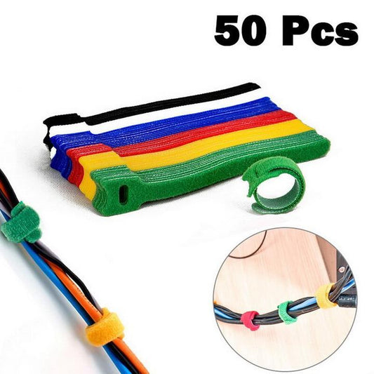 50x Nylon-Kabel-Organisator (Satz mit 50 Stück)