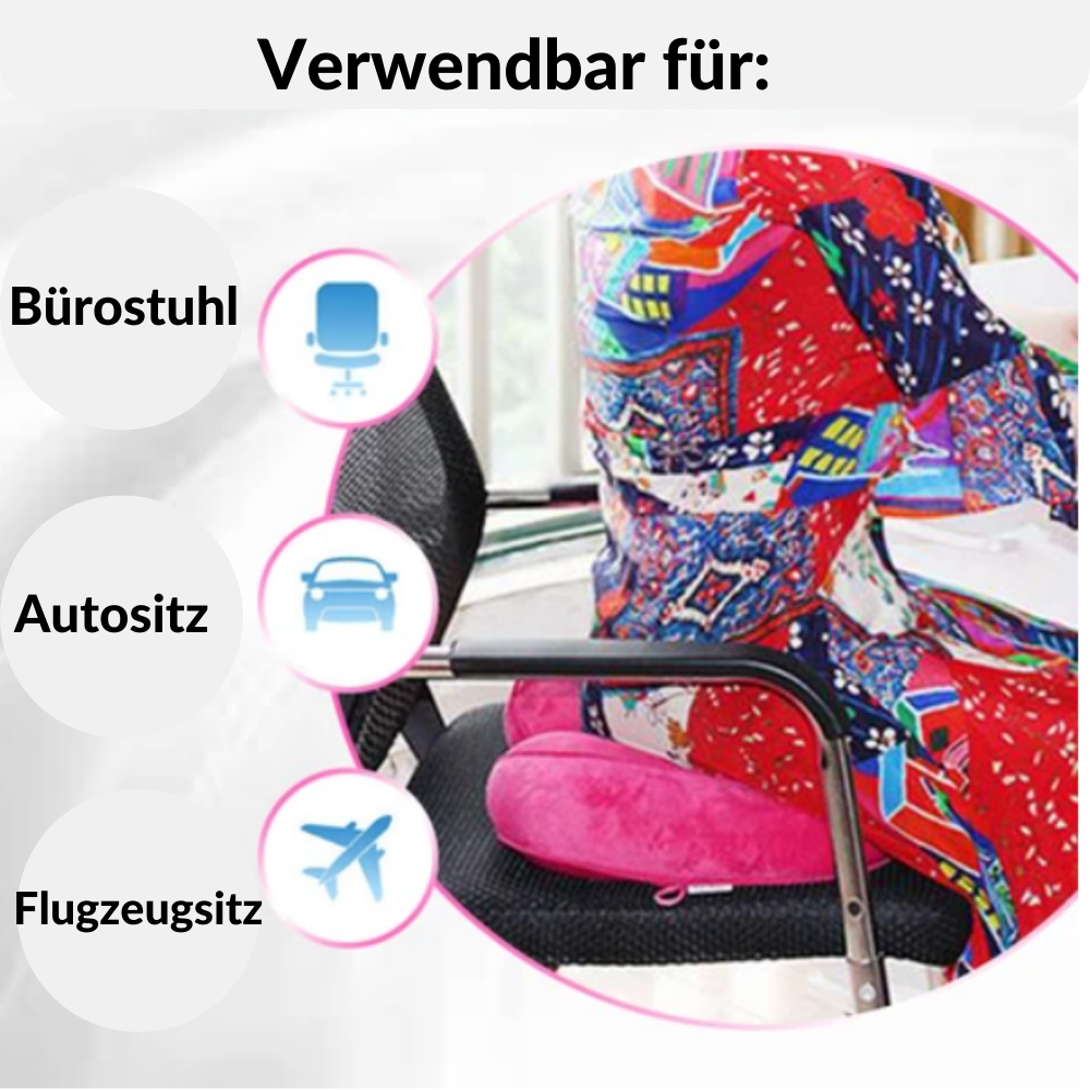 orthpädisches sitzkissen rosa bestbewertet