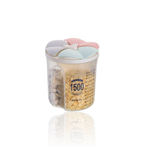 Aufbewahrungsbox -  4 in 1 Vorratsdose mit Deckel