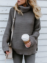 Lade das Bild in den Galerie-Viewer, Layne - Dicker Damen-Pullover mit Rollkragen
