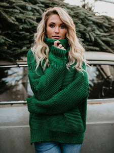 Layne - Dicker Damen-Pullover mit Rollkragen