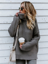 Lade das Bild in den Galerie-Viewer, Layne - Dicker Damen-Pullover mit Rollkragen
