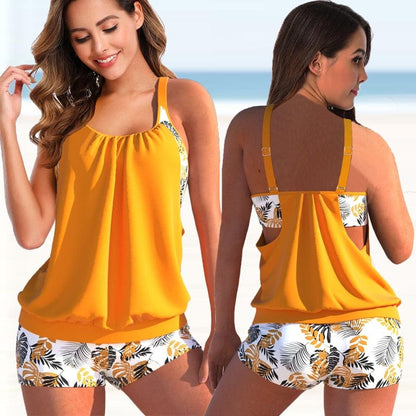 Zweifarbiges Tankini-Set | Lively™
