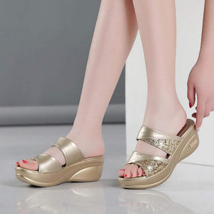 ZauberPantoffel™ - Orthopädische PU-Leder Sandalen