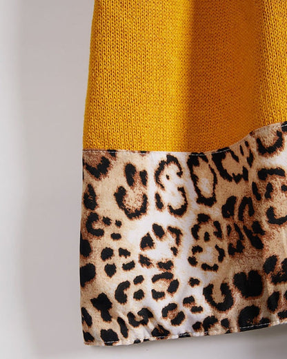 WOLF Lässig Gepard Druck Mantel