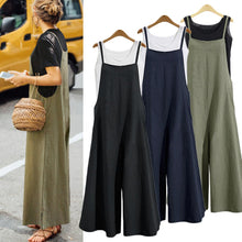 Lade das Bild in den Galerie-Viewer, Clara Casual Jumpsuit | Stylischer Jumpsuit im Latzhosen-Stil für Frauen
