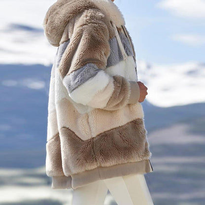 Designer Damenjacke - dick, warm und bequem