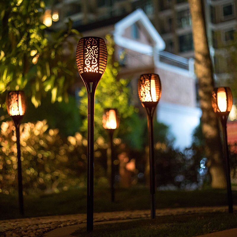 1+1 GRATIS | FireGlow™ Solar-Flackernde Gartenfackeln