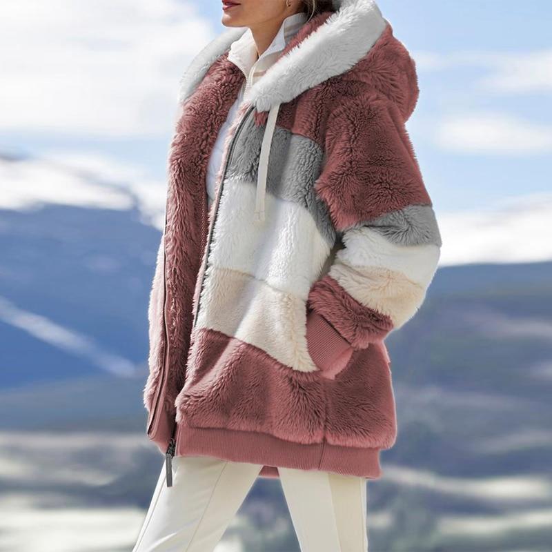 Designer Damenjacke - dick, warm und bequem