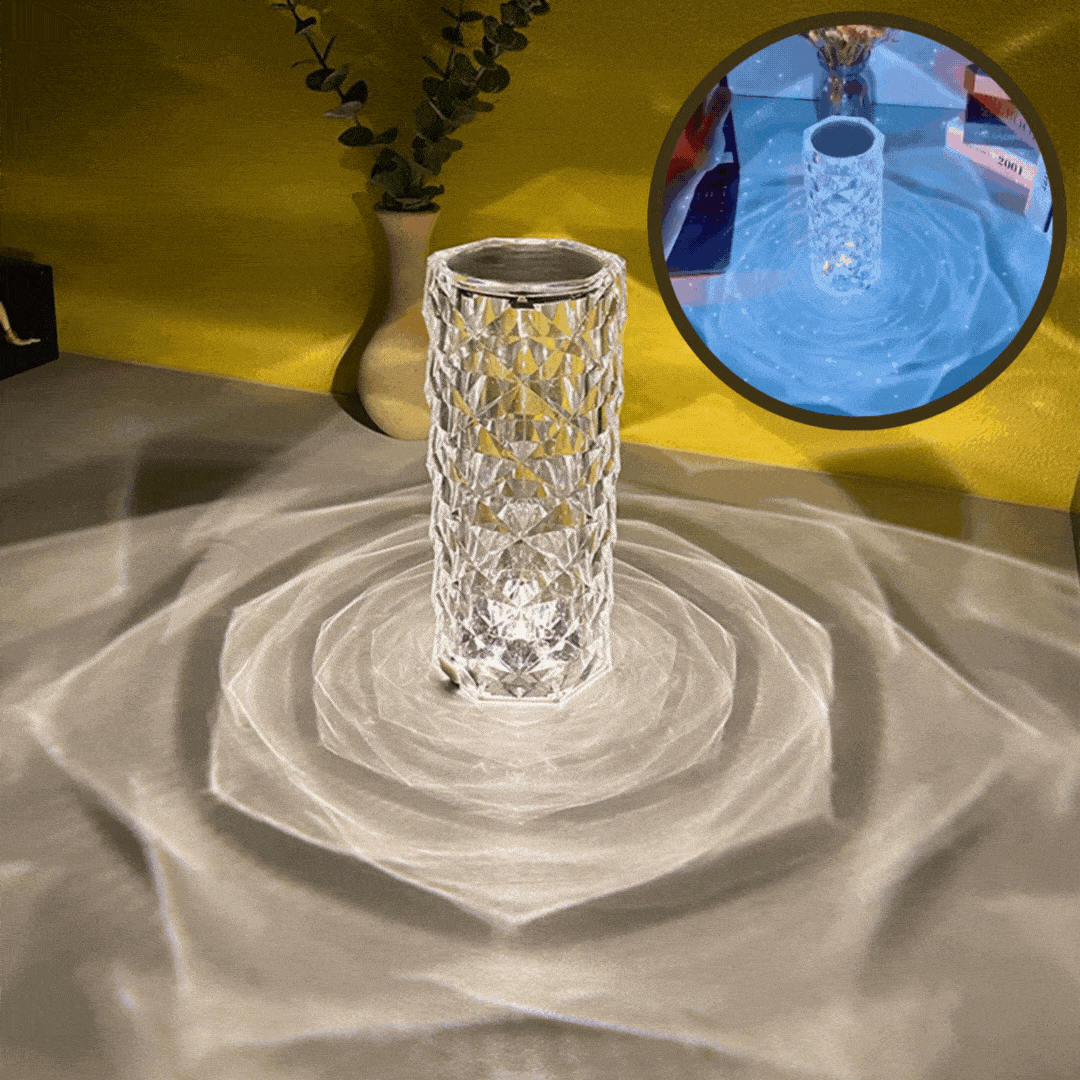 CrystalRose™ Kristall-Lampe 1+1 GRATIS | Luxusatmosphäre mit einer Berührung