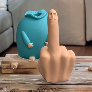 FroherFinger™ - Mittelfinger-Statue