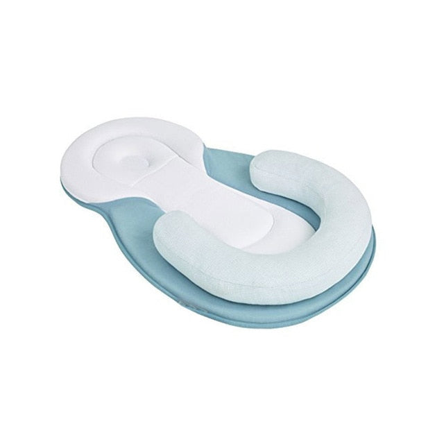 Verstellbares Babybett - gegen Plattkopf und Verdauungsprobleme  blau 2