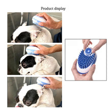 Lade das Bild in den Galerie-Viewer, 2 in 1 Badebürste für Tiefenreinigung und Massage für Hunde und Katzen
