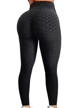 Lade das Bild in den Galerie-Viewer, anti cellulite leggings schwarzAnti-Cellulite Kompressions-Leggings - strafft und fördert die Durchblutung_schwarz
