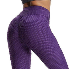 Lade das Bild in den Galerie-Viewer, Anti-Cellulite Kompressions-Leggings - strafft und fördert die Durchblutung_lila
