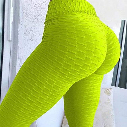 Anti-Cellulite Kompressions-Leggings - strafft und fördert die Durchblutung_neongrün