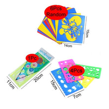 Lade das Bild in den Galerie-Viewer, Spirograph Magische Vielfalt Blume Lineal Set
