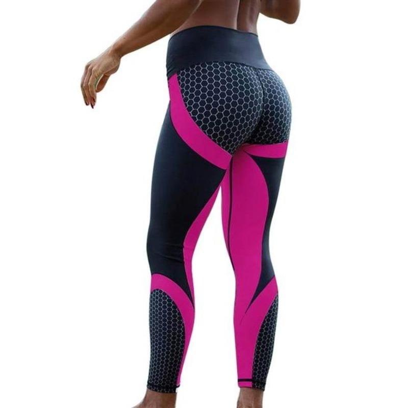 Fitness Push-up Leggins - komprimiert, strafft und holt die perfekte Figur aus Ihnen heraus_rosa