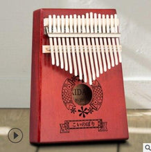 Lade das Bild in den Galerie-Viewer, Kalimba - tragbarer Daumenklavier aus Mahagoni
