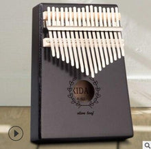 Lade das Bild in den Galerie-Viewer, Kalimba - tragbarer Daumenklavier aus Mahagoni
