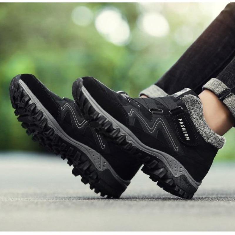 Winterschuh mit Innenfutter - schwarz